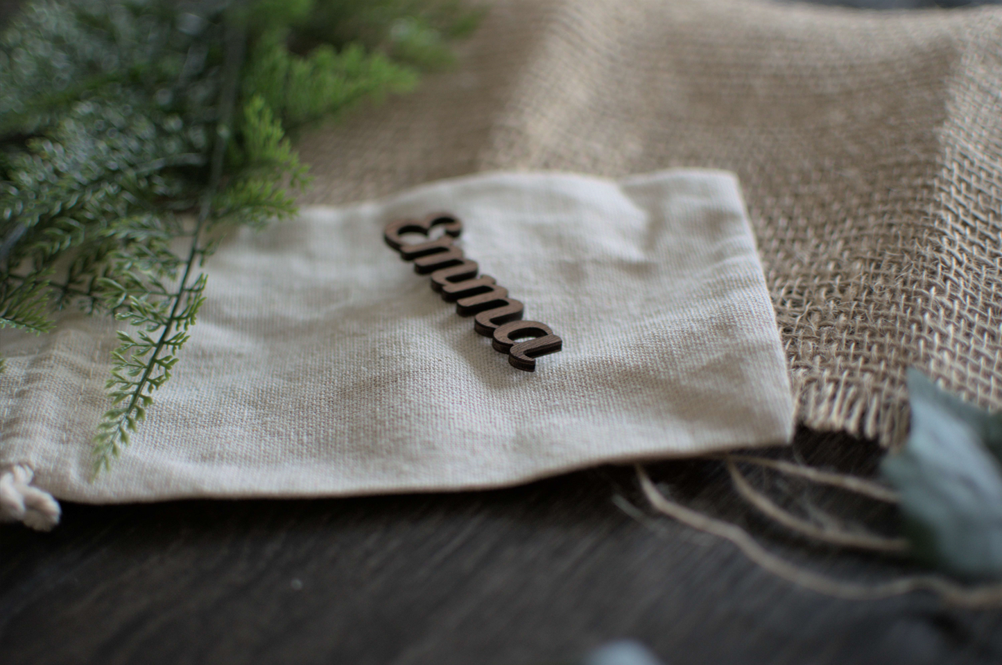 Laser Cut Place Names, Wedding Place Names, Wooden Place Names, Wedding Favours