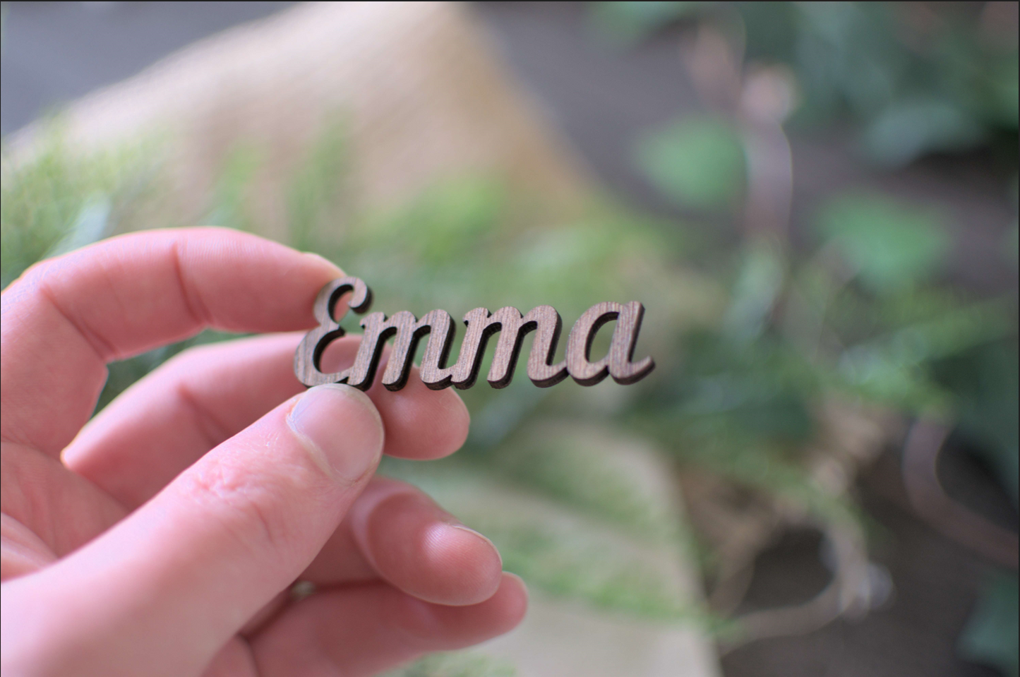 Laser Cut Place Names, Wedding Place Names, Wooden Place Names, Wedding Favours